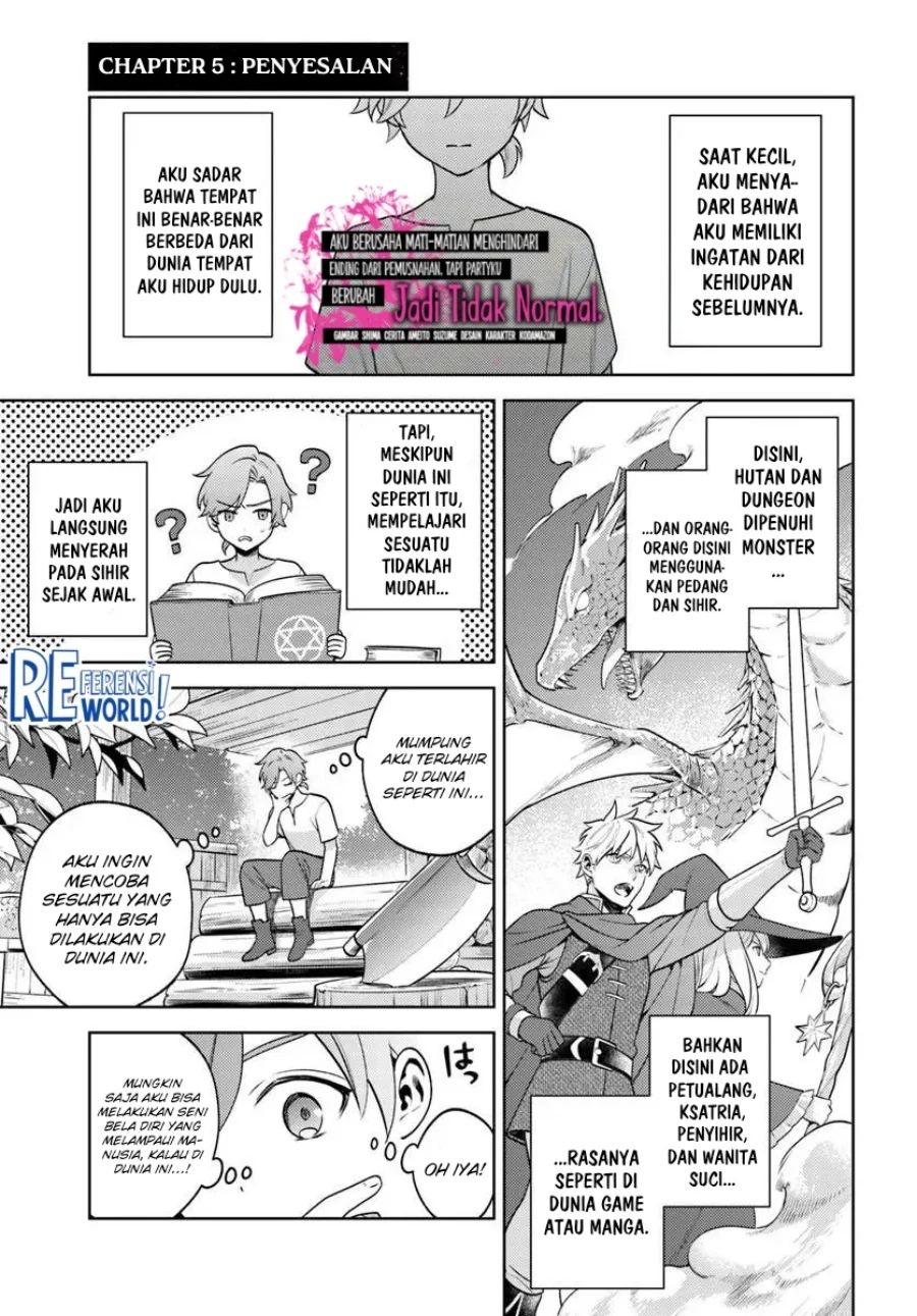 Manga Zenmetsu End o Shi ni Monogurui de Kaihi Shita. Party ga Yanda. Chapter 5.1 gambar 2