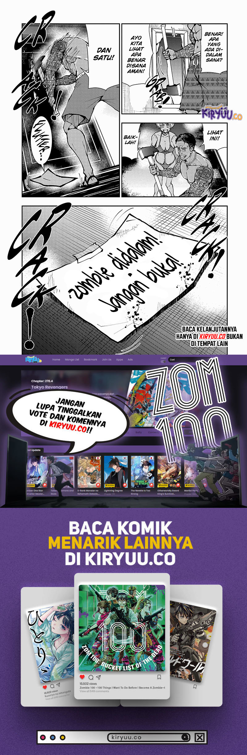 Zombie 100 ~Zombie ni Naru Made ni Shitai 100 no Koto~ Chapter 41 Gambar 33