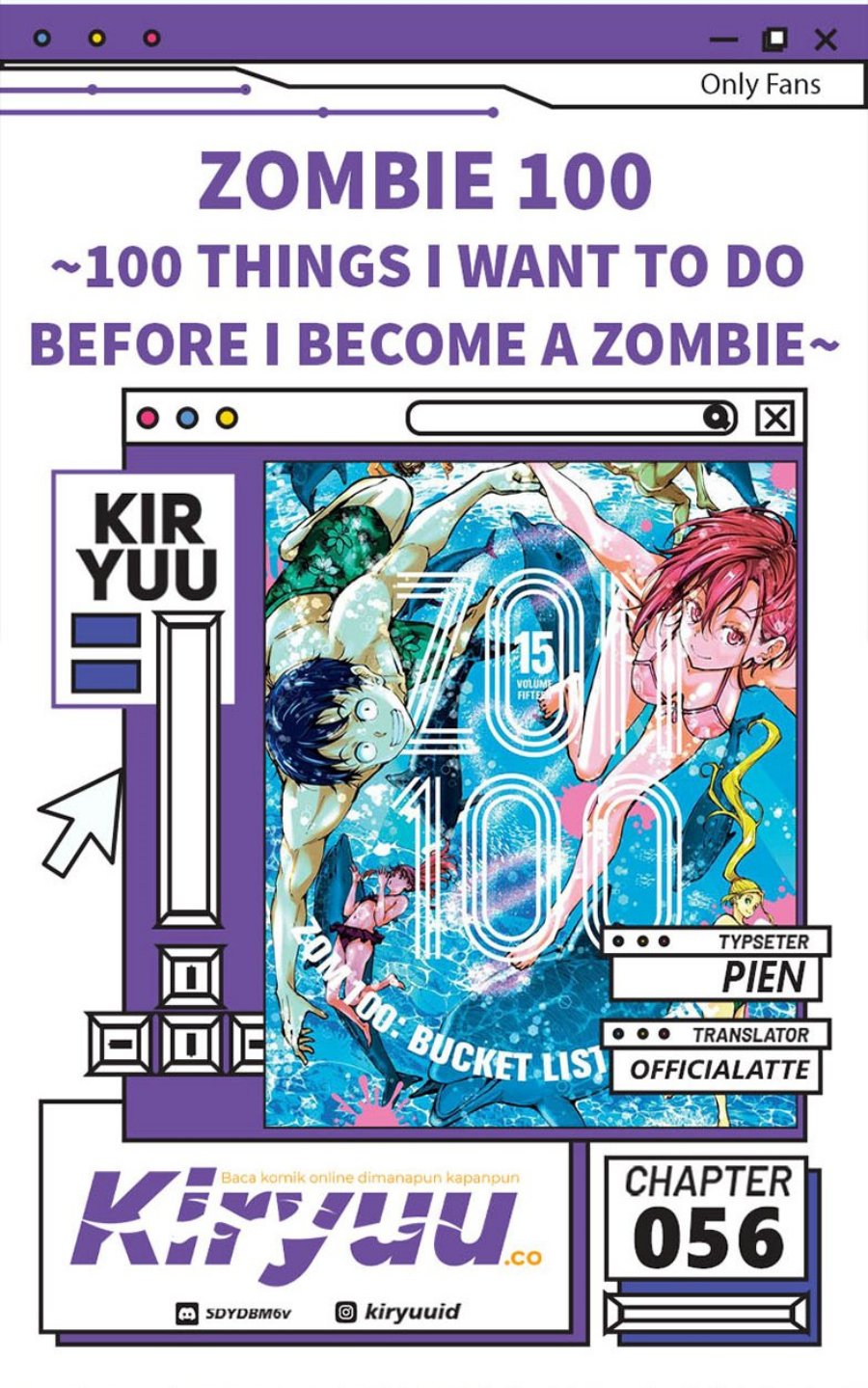 Baca Komik Zombie 100 ~Zombie ni Naru Made ni Shitai 100 no Koto~ Chapter 56 Gambar 1