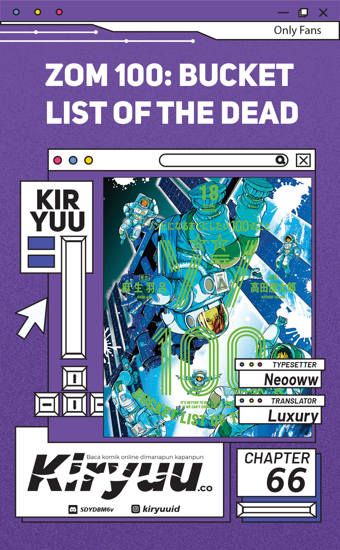 Baca Komik Zombie 100 ~Zombie ni Naru Made ni Shitai 100 no Koto~ Chapter 66 Gambar 1