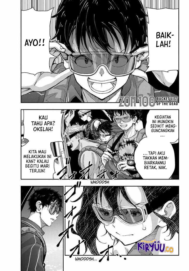 Baca Komik Zombie 100 ~Zombie ni Naru Made ni Shitai 100 no Koto~ Chapter 75 Gambar 1