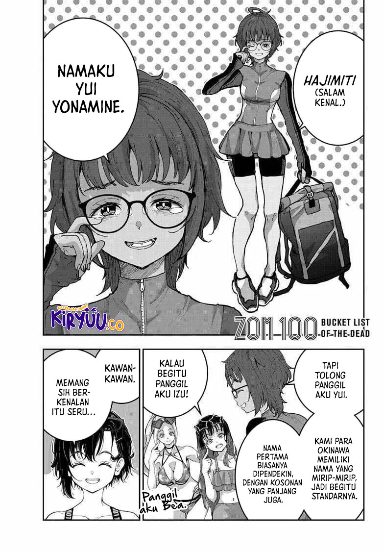 Baca Komik Zombie 100 ~Zombie ni Naru Made ni Shitai 100 no Koto~ Chapter 76 Gambar 1