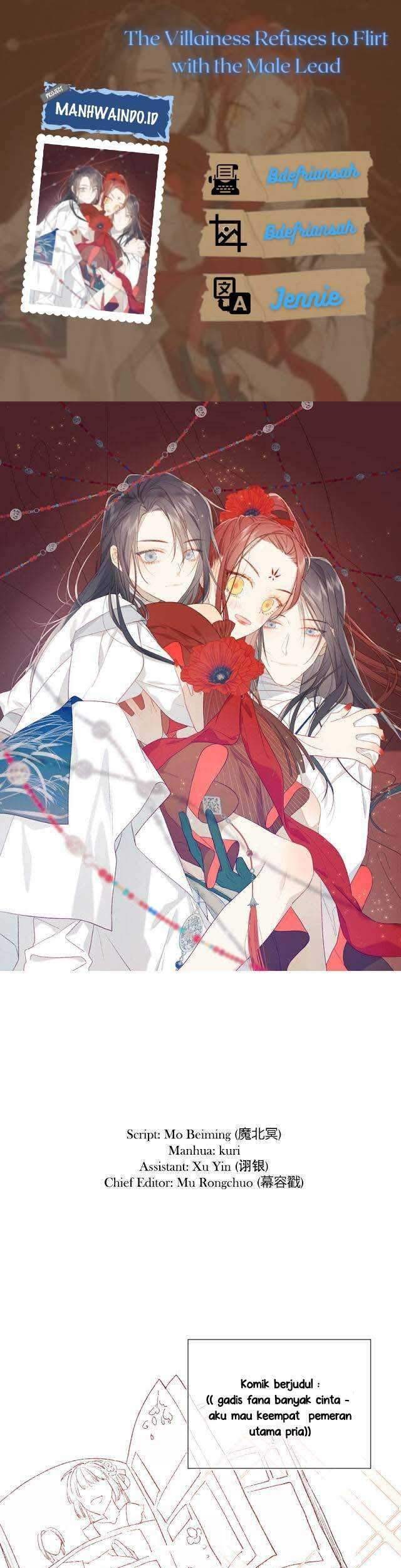 Baca Komik The Villainess Refuses to Flirt with the Male Lead Chapter 04 Gambar 1