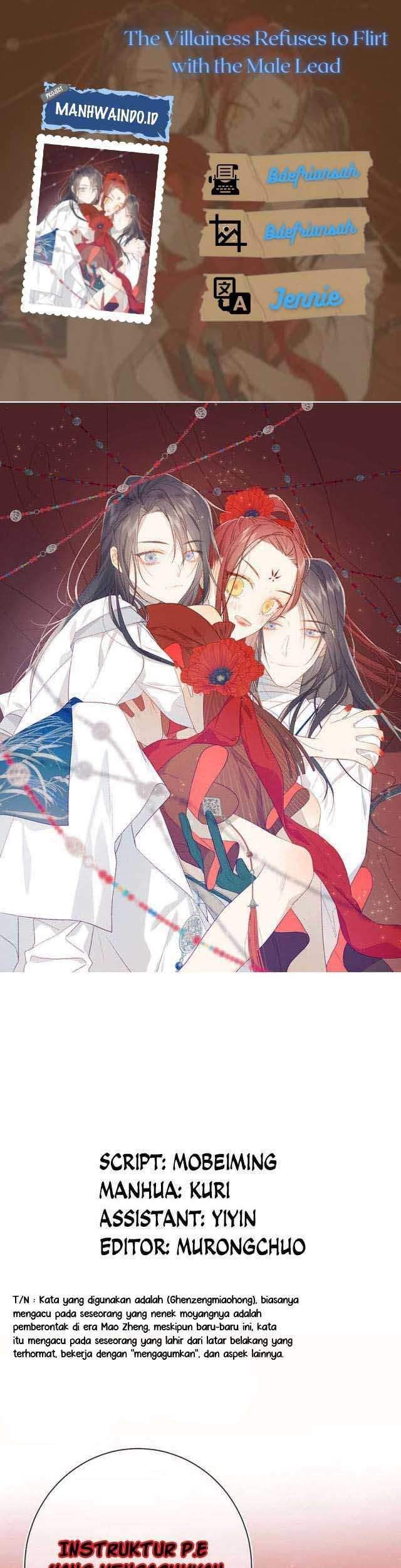 Baca Komik The Villainess Refuses to Flirt with the Male Lead Chapter 00 Gambar 1