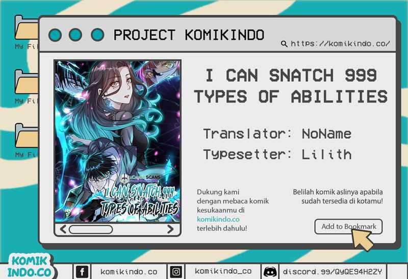 Baca Komik I Can Snatch 999 Types of Abilities Chapter 00 Gambar 1