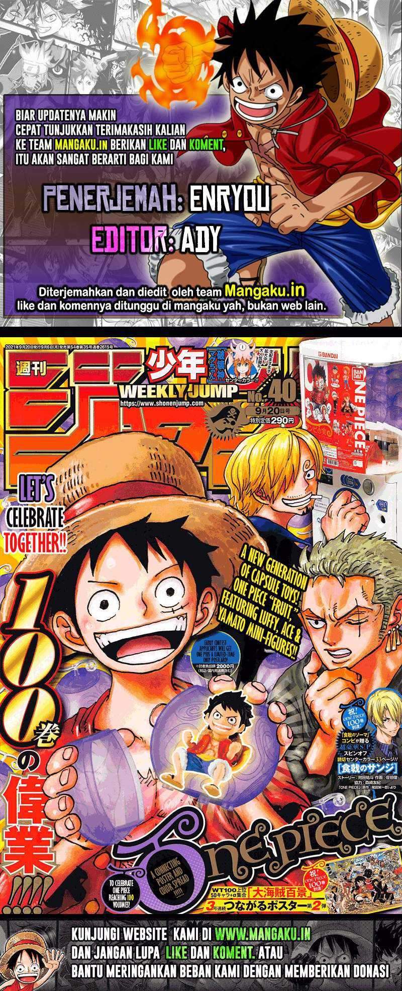 Baca Komik One Piece Chapter 1024 Gambar 1