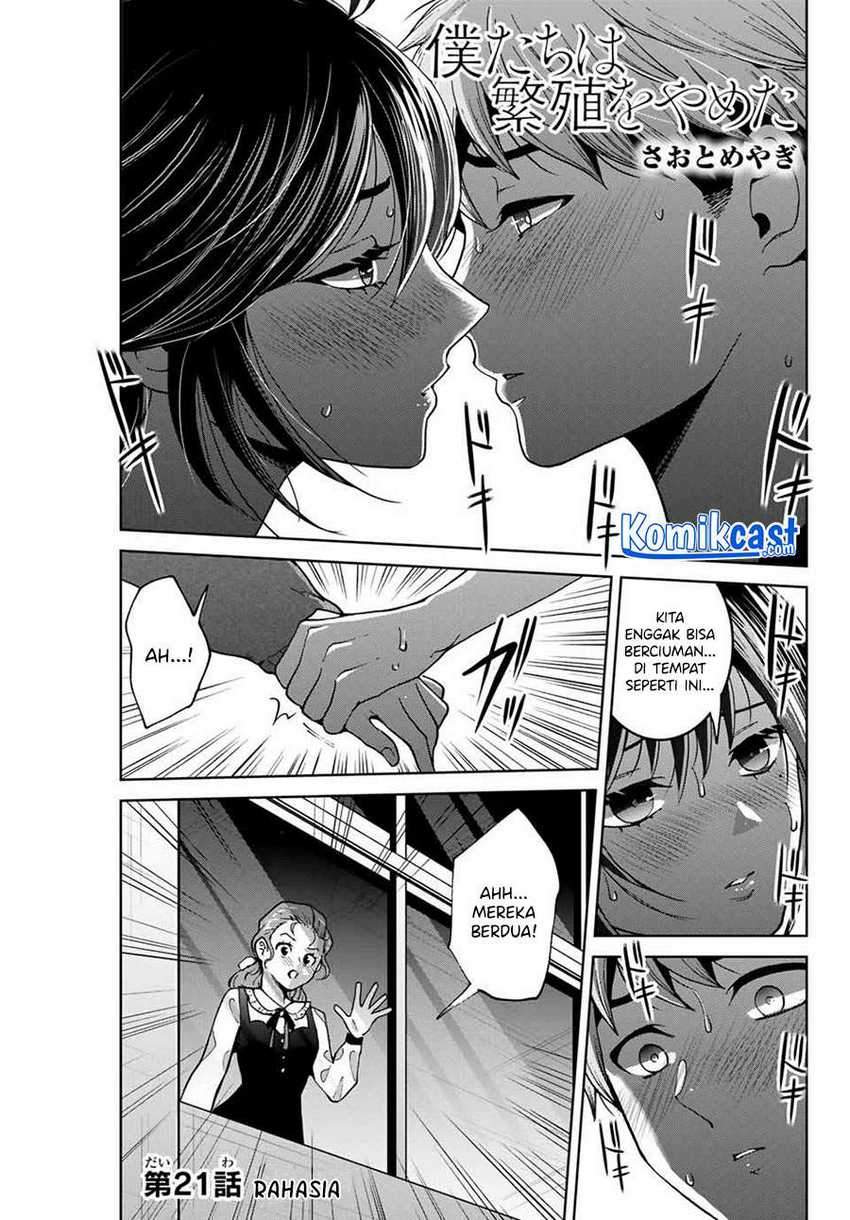 Baca Manga Bokutachi wa Hanshoku wo Yameta Chapter 21 Gambar 2