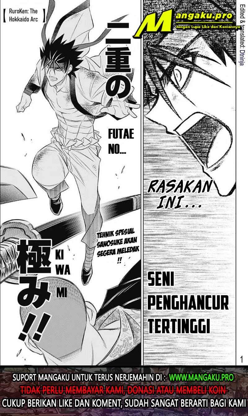 Baca Manga Rurouni Kenshin: Meiji Kenkaku Romantan – Hokkaido-hen Chapter 28 Gambar 2