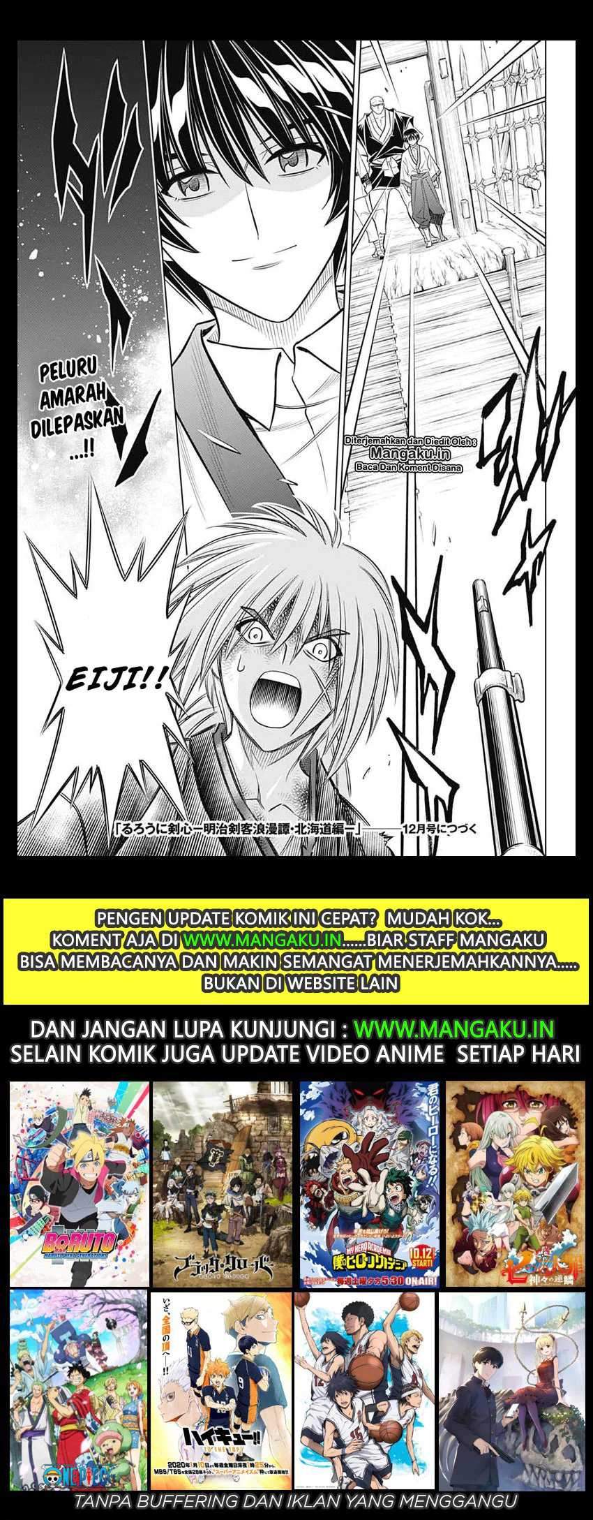 Rurouni Kenshin: Meiji Kenkaku Romantan – Hokkaido-hen Chapter 19 Gambar 16