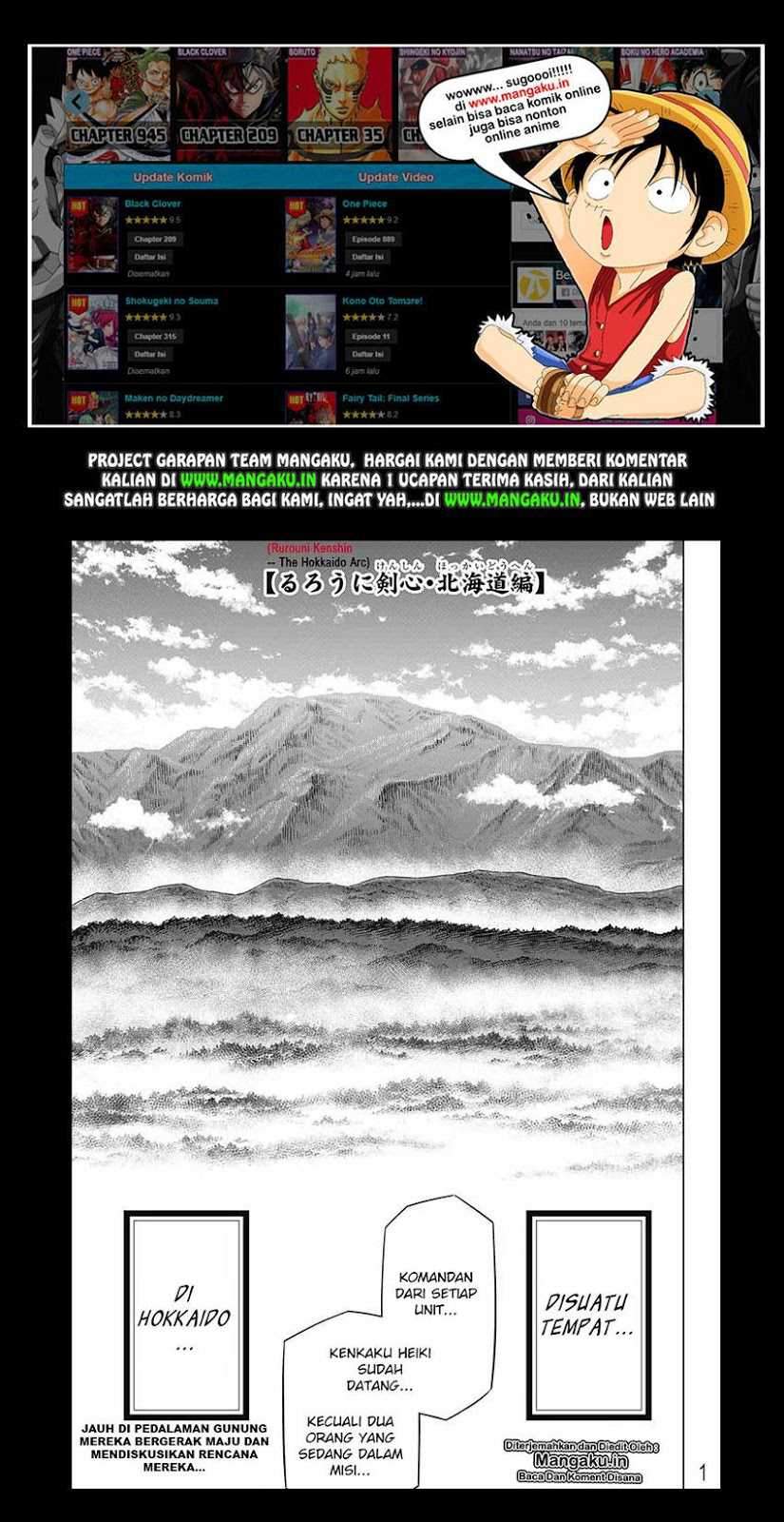 Baca Manga Rurouni Kenshin: Meiji Kenkaku Romantan – Hokkaido-hen Chapter 15 Gambar 2