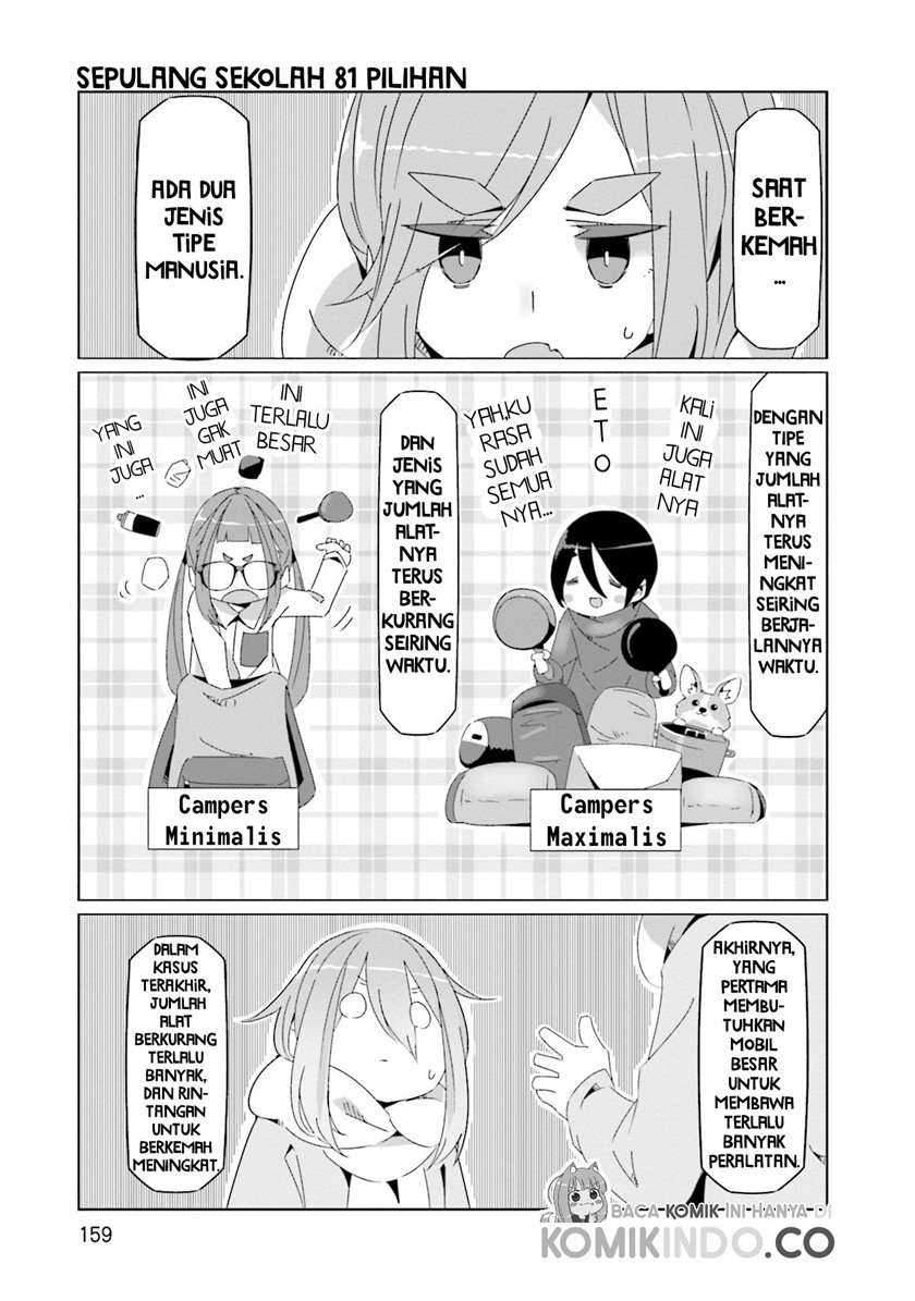 Yuru-Camp Chapter 57.6 Gambar 6
