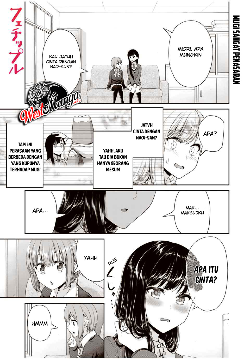 Baca Manga Fechippuru ~ bokura no junsuina koi Chapter 83 Gambar 2