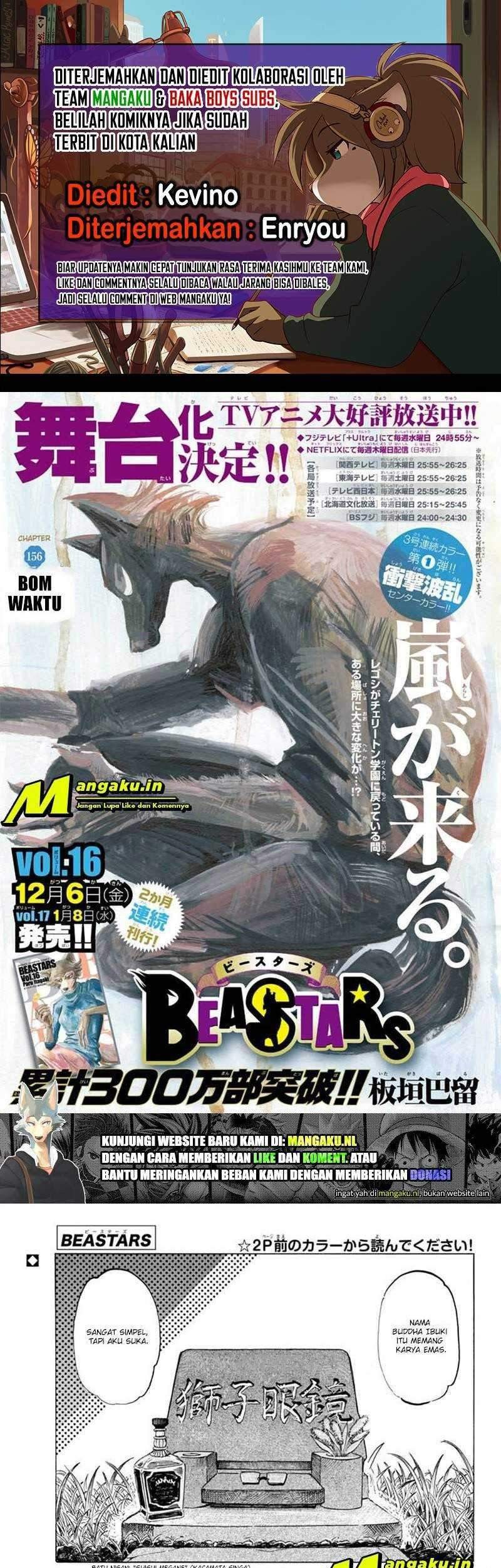 Baca Komik Beastars Chapter 156 Gambar 1