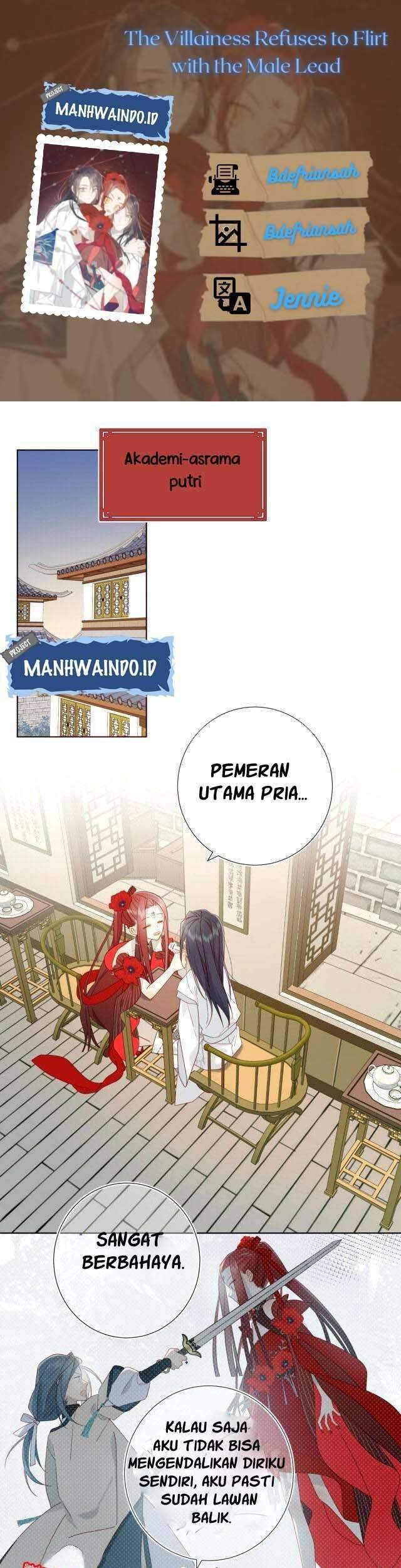 Baca Komik The Villainess Refuses to Flirt with the Male Lead Chapter 07 Gambar 1