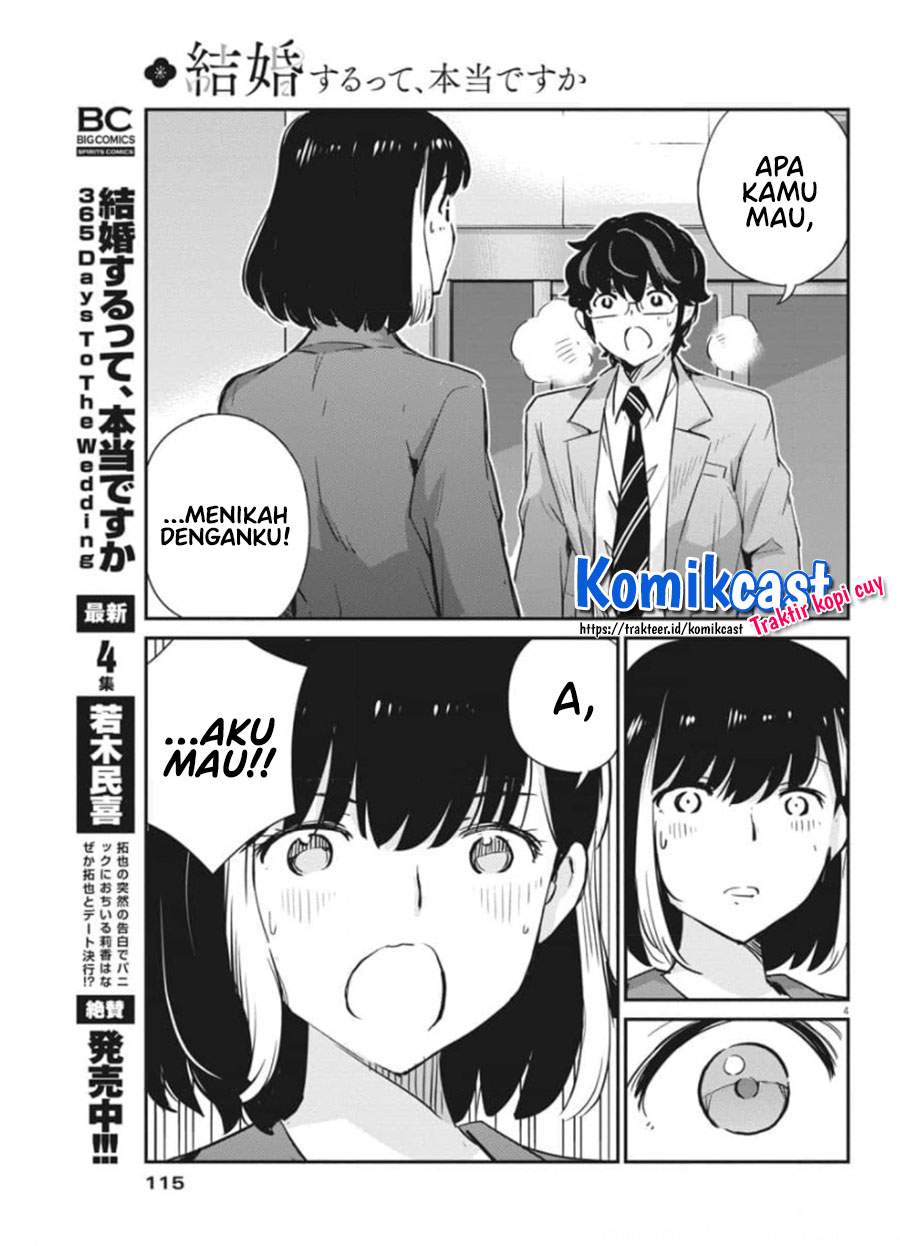 Kekkon Surutte, Hontou Desu Ka? Chapter 50 Gambar 5