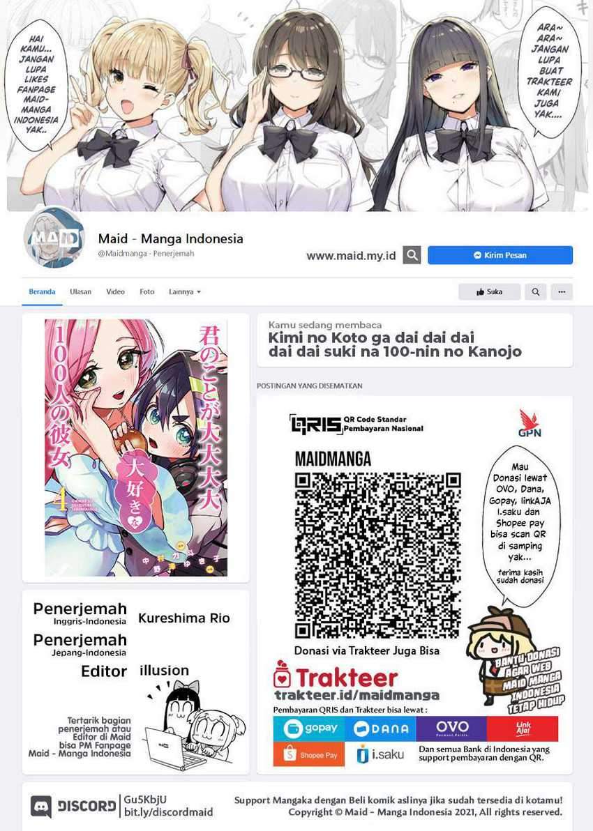 Baca Manga Kimi no Koto ga Dai Dai Dai Dai Daisuki na 100-ri no Kanojo Chapter 56 Gambar 2