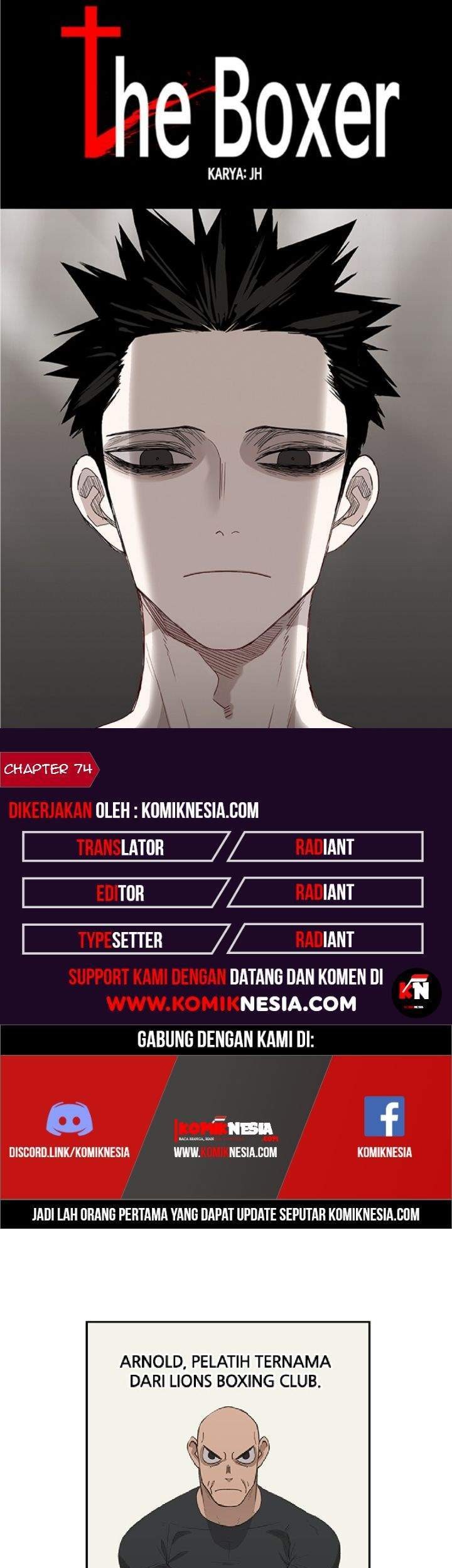 Komik The Boxer Chapter 74 gambar nomor 1