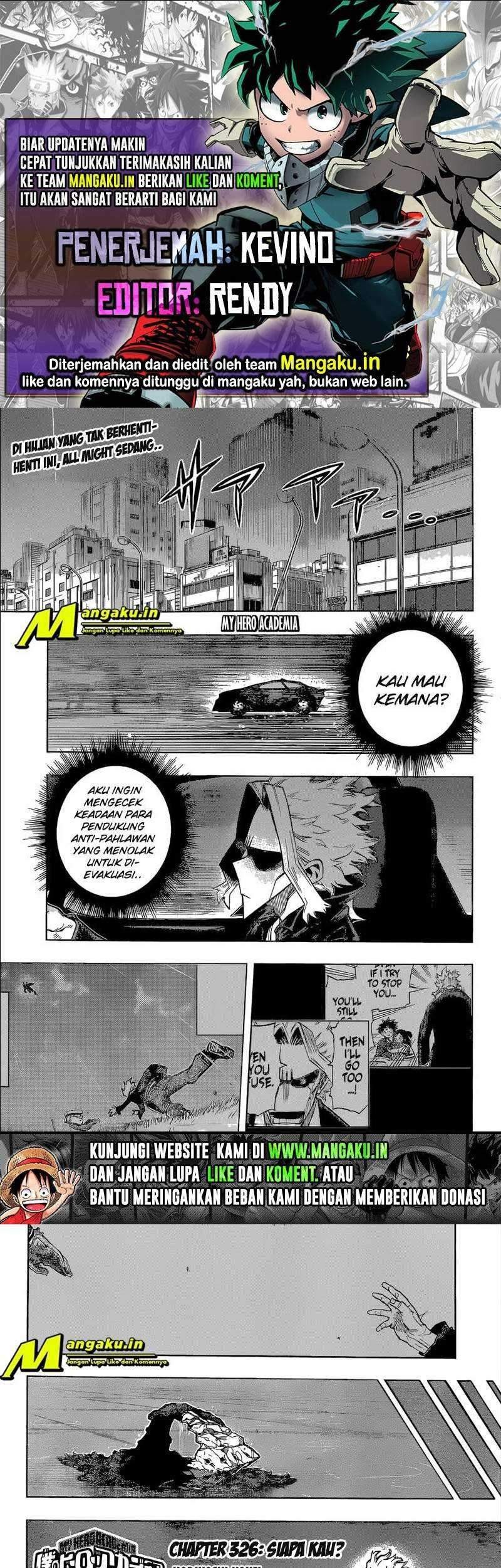 Baca Komik Boku no Hero Academia Chapter 326 Gambar 1
