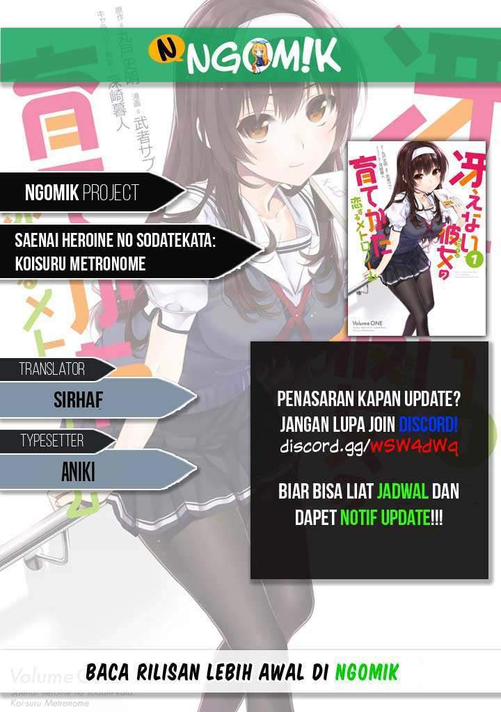 Baca Komik Saenai Heroine no Sodatekata: Koisuru Metronome Chapter 39 Gambar 1
