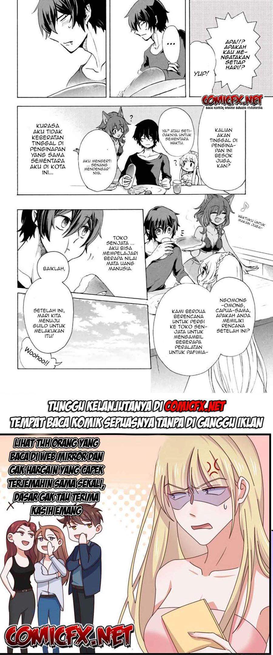 “Kukuku… He is the weakest of the Four Heavenly Monarchs.” I was dismissed from my job but somehow I became the master of a hero and a holy maiden. Chapter 4.1 Gambar 15