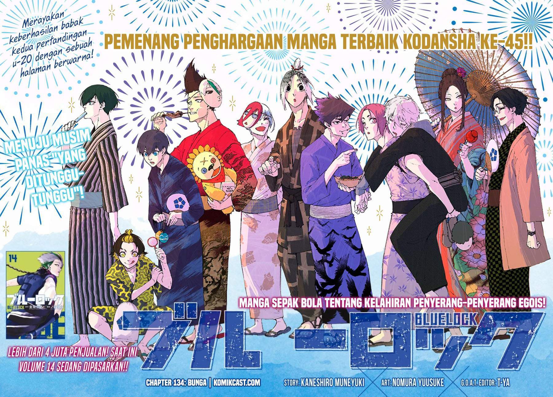 Baca Komik Blue Lock Chapter 134 Gambar 1