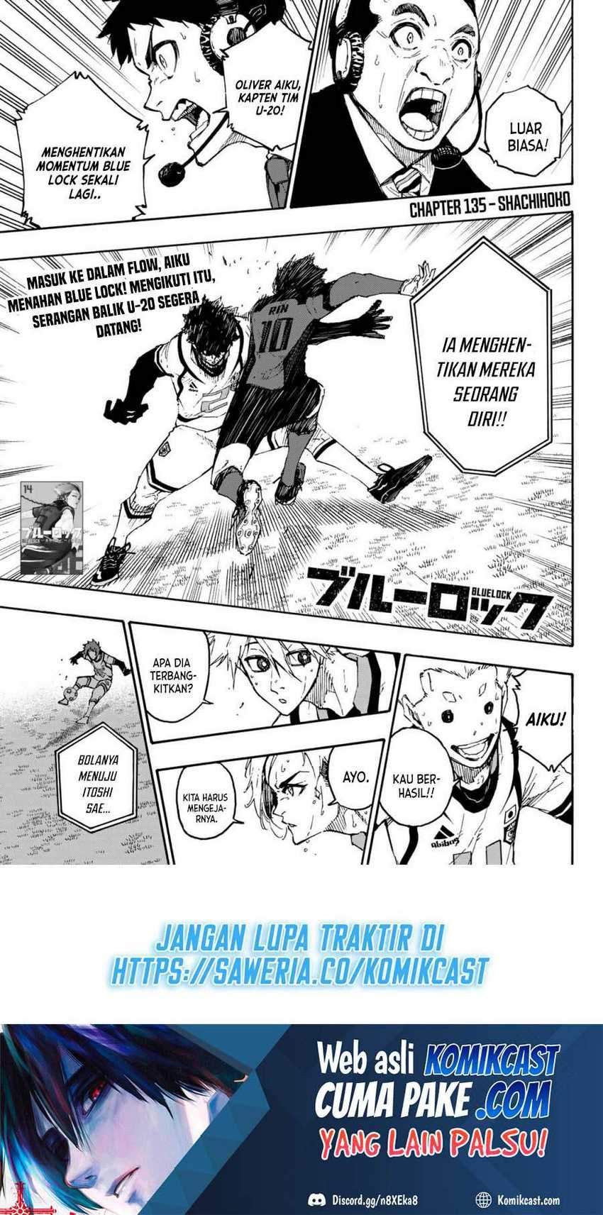Baca Manga Blue Lock Chapter 135 Gambar 2