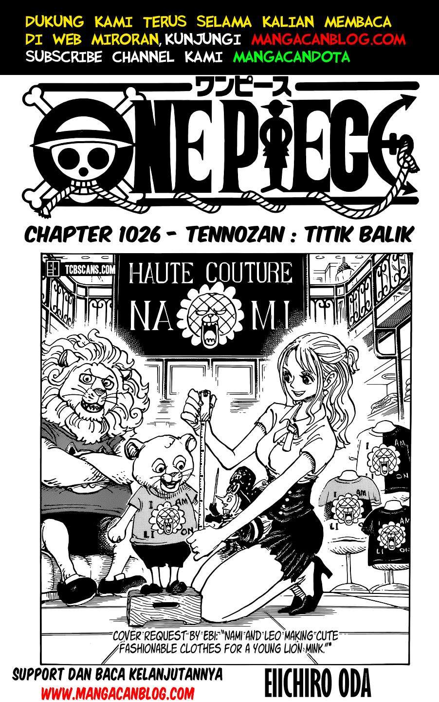 Baca Komik One Piece Chapter 1026 Gambar 1