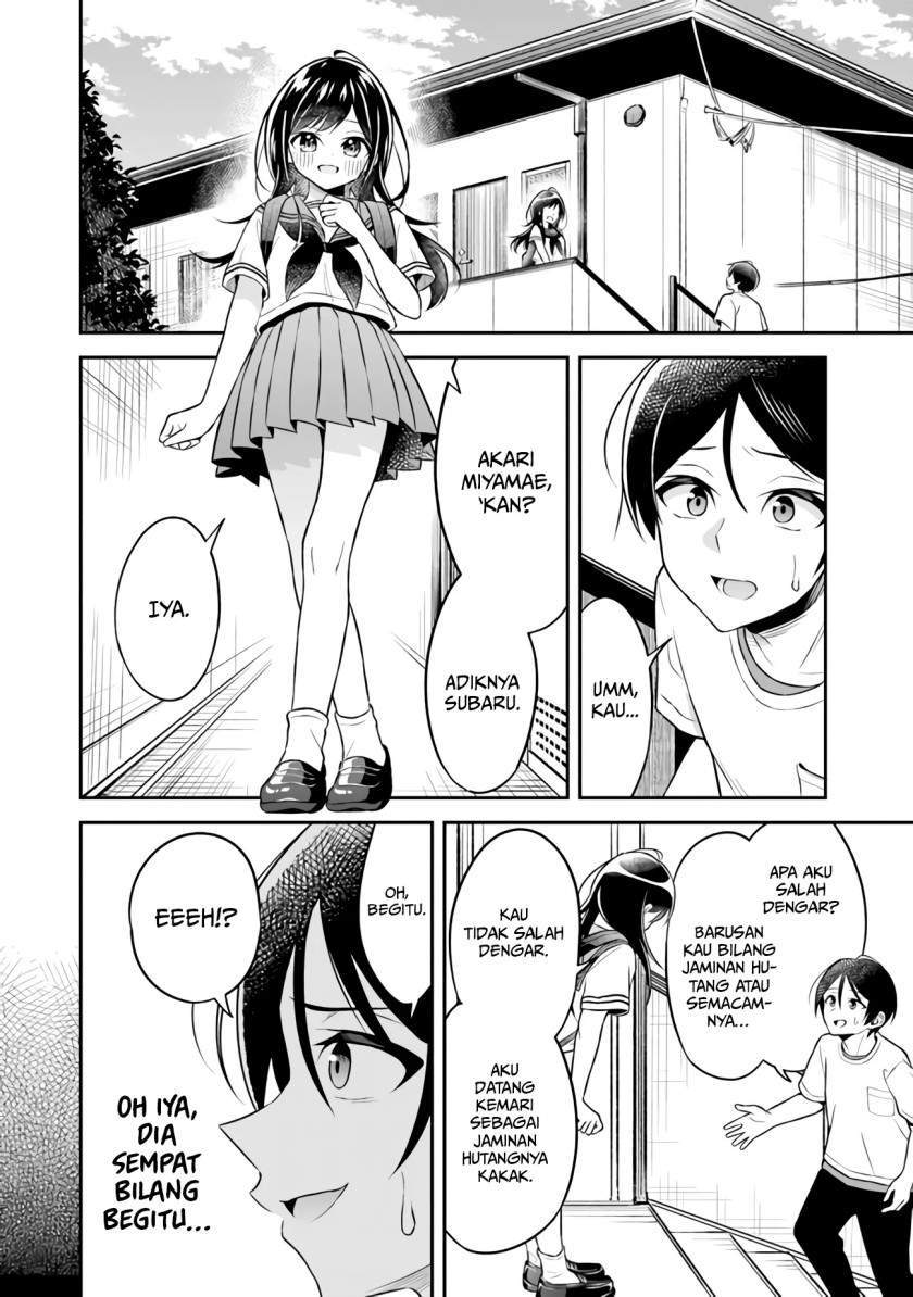 Yuujin ni 500 Yen Kashitara Shakkin no Kata ni Imouto wo Yokoshite Kita Nodakeredo, Ore wa Ittai Dou Sureba Iindarou Chapter 1 Gambar 4