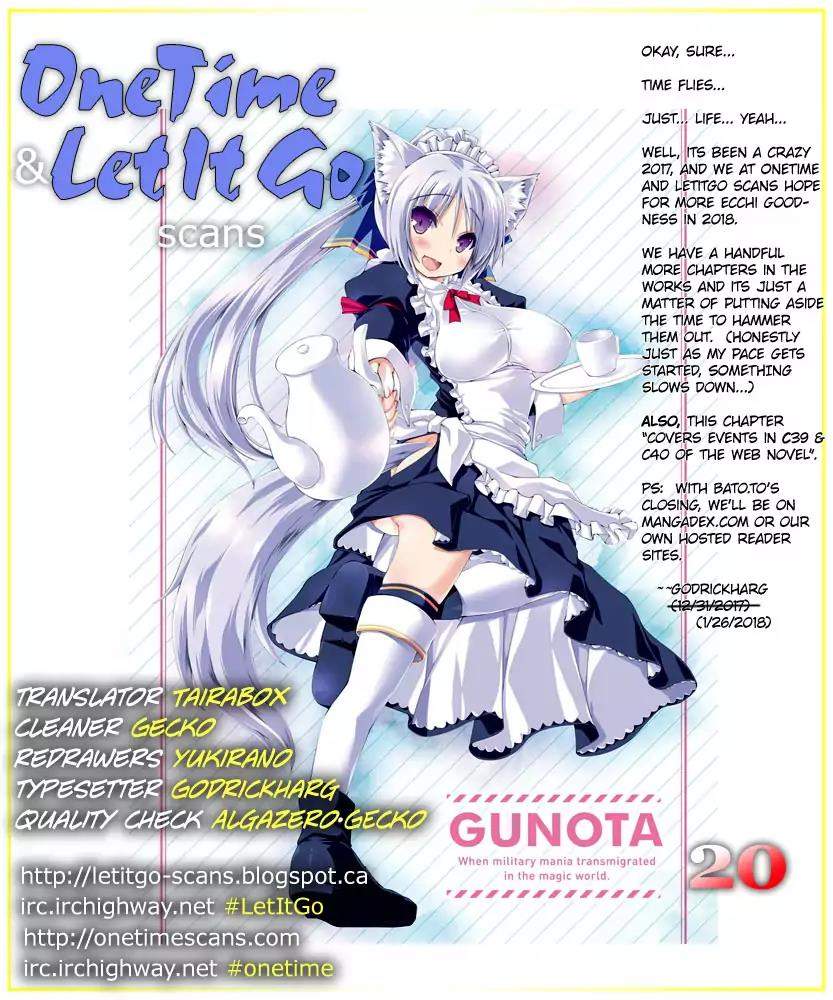 Baca Manga Gunota ga Mahou Sekai ni Tensei Shitara, Gendai Heiki de Guntai Harem o Tsukucchaimashita!? Chapter 20 Gambar 2