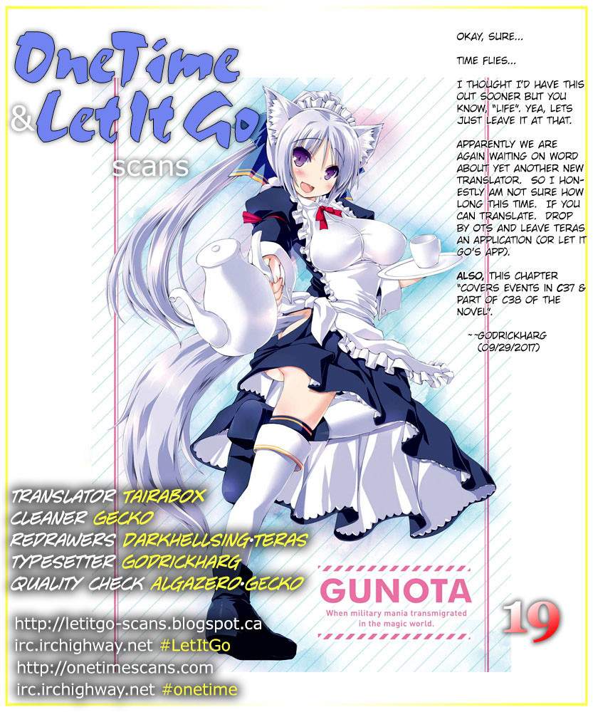 Baca Manga Gunota ga Mahou Sekai ni Tensei Shitara, Gendai Heiki de Guntai Harem o Tsukucchaimashita!? Chapter 19 Gambar 2