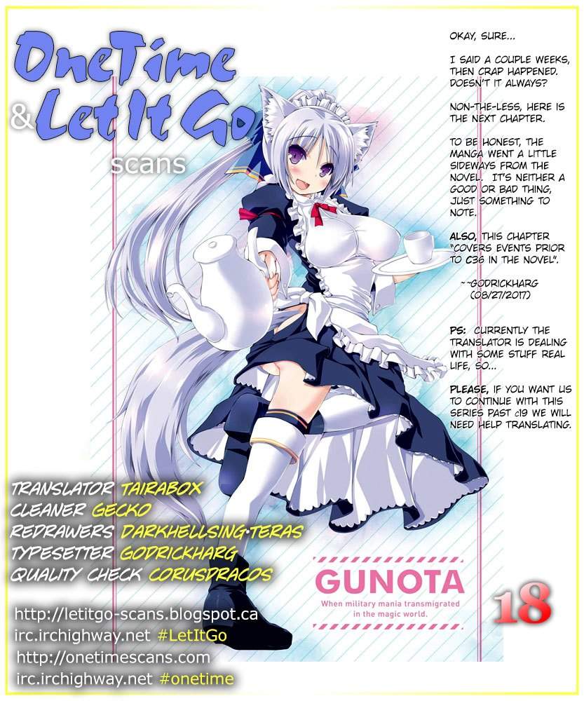 Baca Manga Gunota ga Mahou Sekai ni Tensei Shitara, Gendai Heiki de Guntai Harem o Tsukucchaimashita!? Chapter 18 Gambar 2