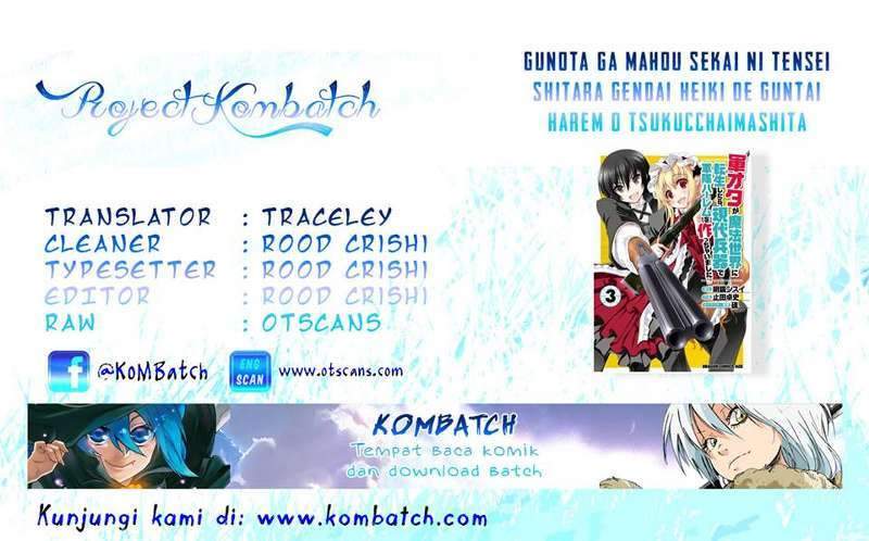 Baca Manga Gunota ga Mahou Sekai ni Tensei Shitara, Gendai Heiki de Guntai Harem o Tsukucchaimashita!? Chapter 13 Gambar 2