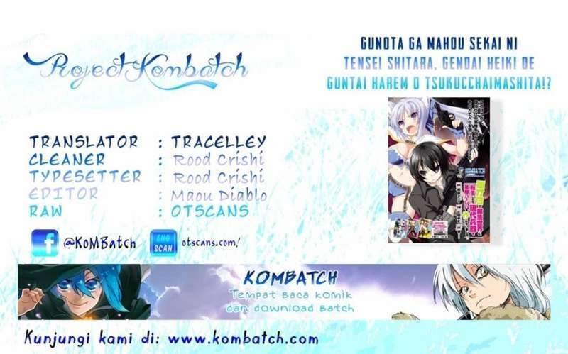 Baca Komik Gunota ga Mahou Sekai ni Tensei Shitara, Gendai Heiki de Guntai Harem o Tsukucchaimashita!? Chapter 08 Gambar 1