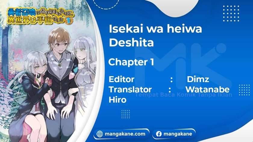 Komik Yuusha Shoukan ni Makikomareta kedo, Isekai wa Heiwa deshita - Chapter Chapter 1 - Halaman 2