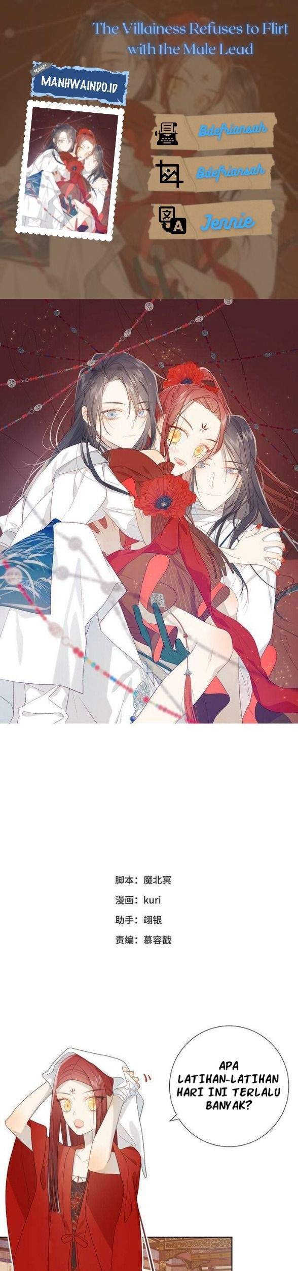 Baca Komik The Villainess Refuses to Flirt with the Male Lead Chapter 13 Gambar 1