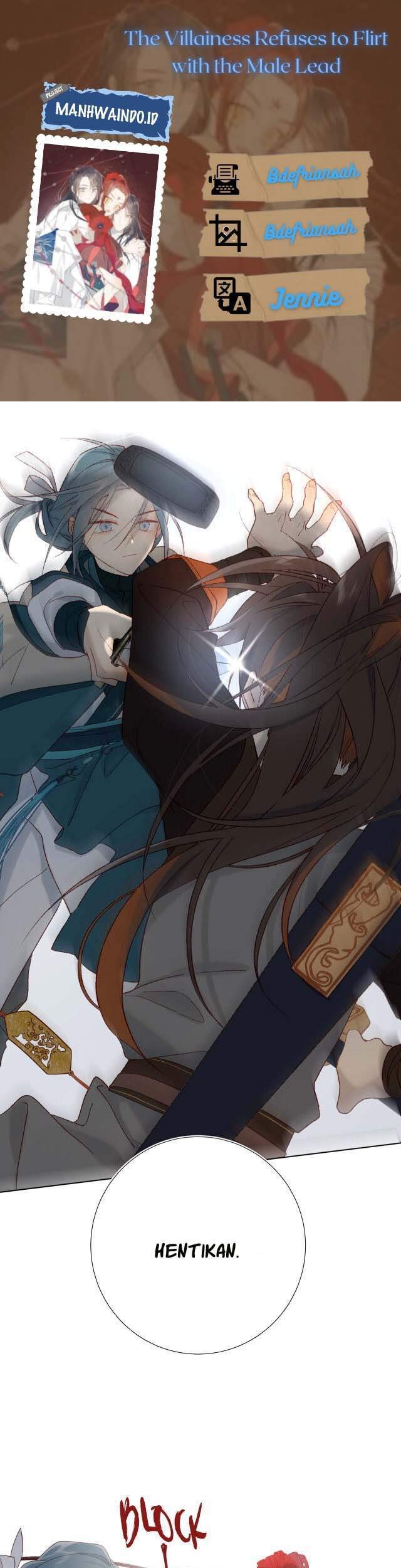 Baca Komik The Villainess Refuses to Flirt with the Male Lead Chapter 10 Gambar 1