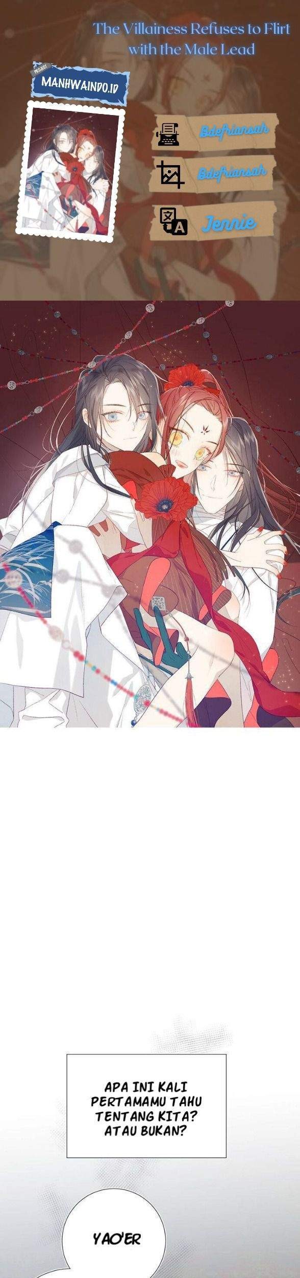 Baca Komik The Villainess Refuses to Flirt with the Male Lead Chapter 14 Gambar 1