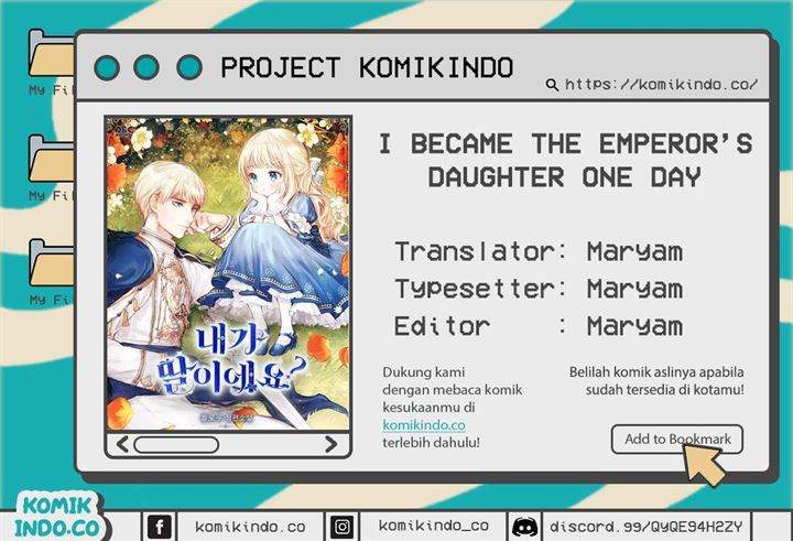 Baca Komik I Became The Emperor’s Daughter One Day Chapter 45 Gambar 1