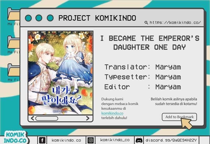Baca Komik I Became The Emperor’s Daughter One Day Chapter 24 Gambar 1