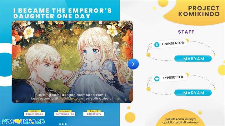 Baca Komik I Became The Emperor’s Daughter One Day Chapter 58 Gambar 1