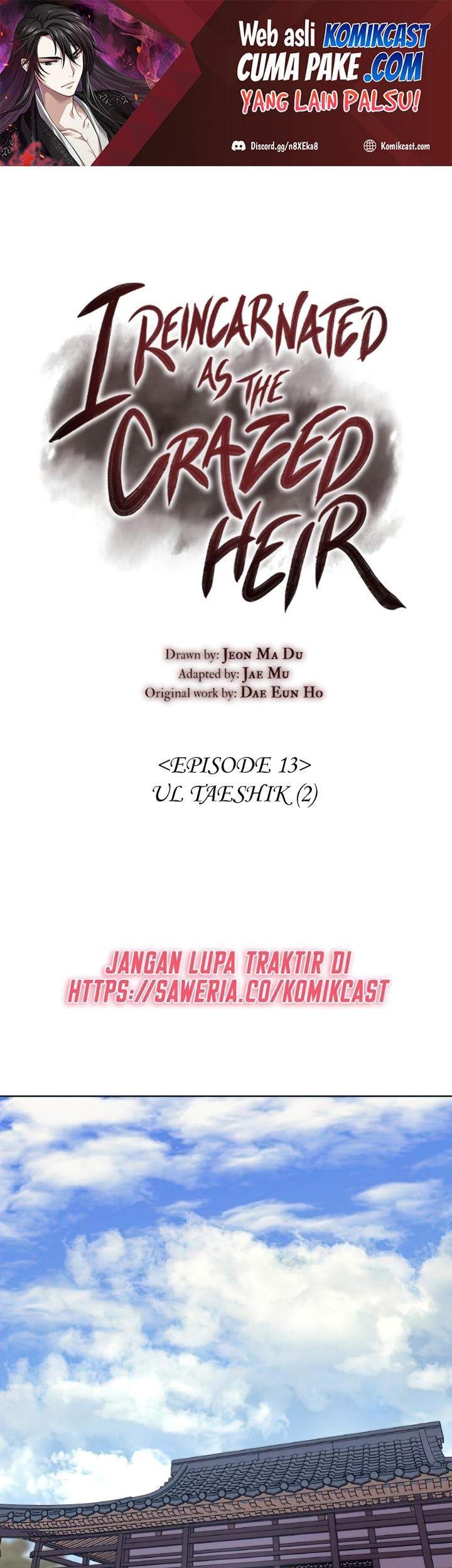 Baca Manhwa I Reincarnated As The Crazed Heir Chapter 13 Gambar 2