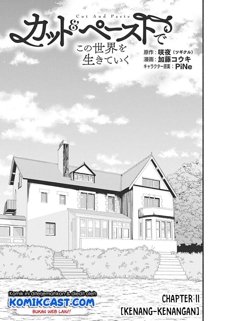 Living In This World With Cut & Paste Chapter 11.1 Gambar 4