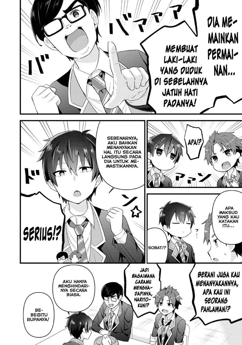 The Cute Girl Sitting Next to Me Is Trying to Make Me Fall in Love With Her as a Way to Ridicule Me, but the Tables Were Turned on Her Before She Knew It Chapter 4 Gambar 13