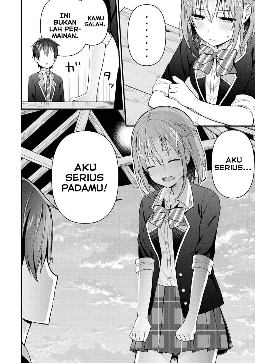 The Cute Girl Sitting Next to Me Is Trying to Make Me Fall in Love With Her as a Way to Ridicule Me, but the Tables Were Turned on Her Before She Knew It Chapter 4 Gambar 27