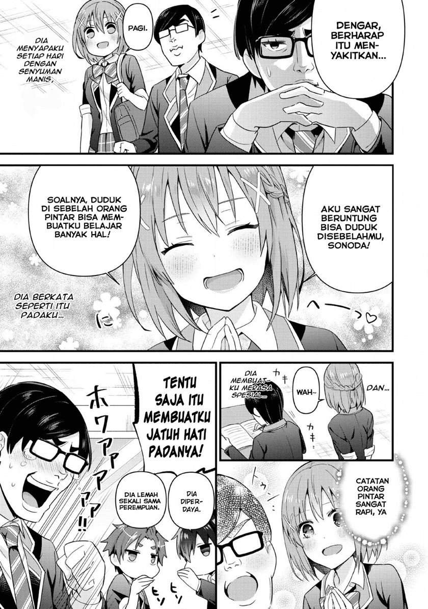 The Cute Girl Sitting Next to Me Is Trying to Make Me Fall in Love With Her as a Way to Ridicule Me, but the Tables Were Turned on Her Before She Knew It Chapter 4 Gambar 8