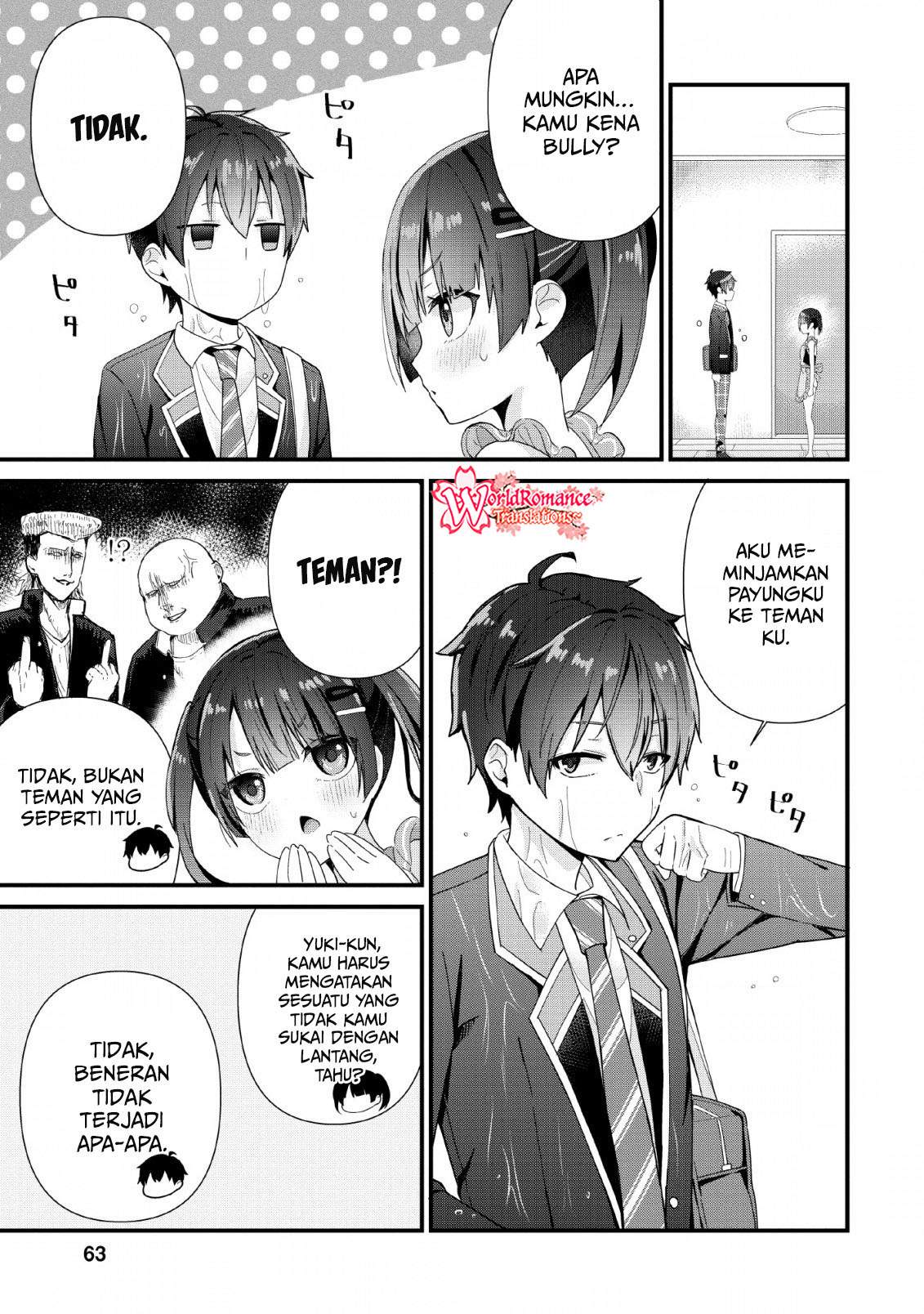 The Cute Girl Sitting Next to Me Is Trying to Make Me Fall in Love With Her as a Way to Ridicule Me, but the Tables Were Turned on Her Before She Knew It Chapter 2 Gambar 28