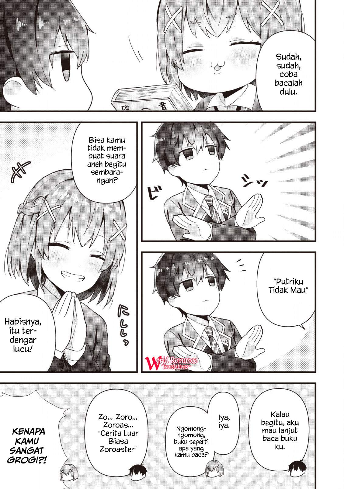 The Cute Girl Sitting Next to Me Is Trying to Make Me Fall in Love With Her as a Way to Ridicule Me, but the Tables Were Turned on Her Before She Knew It Chapter 1 Gambar 13