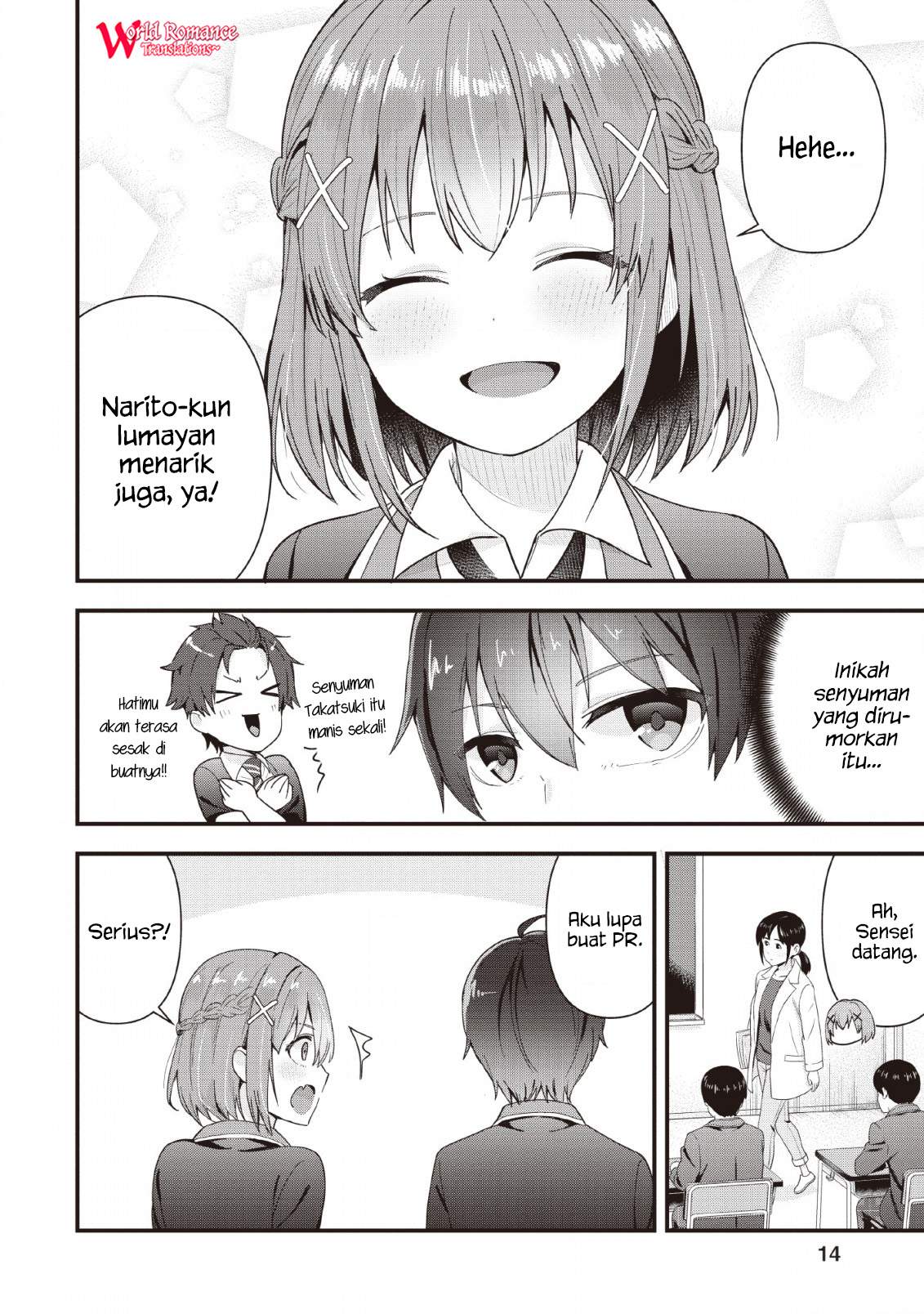 The Cute Girl Sitting Next to Me Is Trying to Make Me Fall in Love With Her as a Way to Ridicule Me, but the Tables Were Turned on Her Before She Knew It Chapter 1 Gambar 14