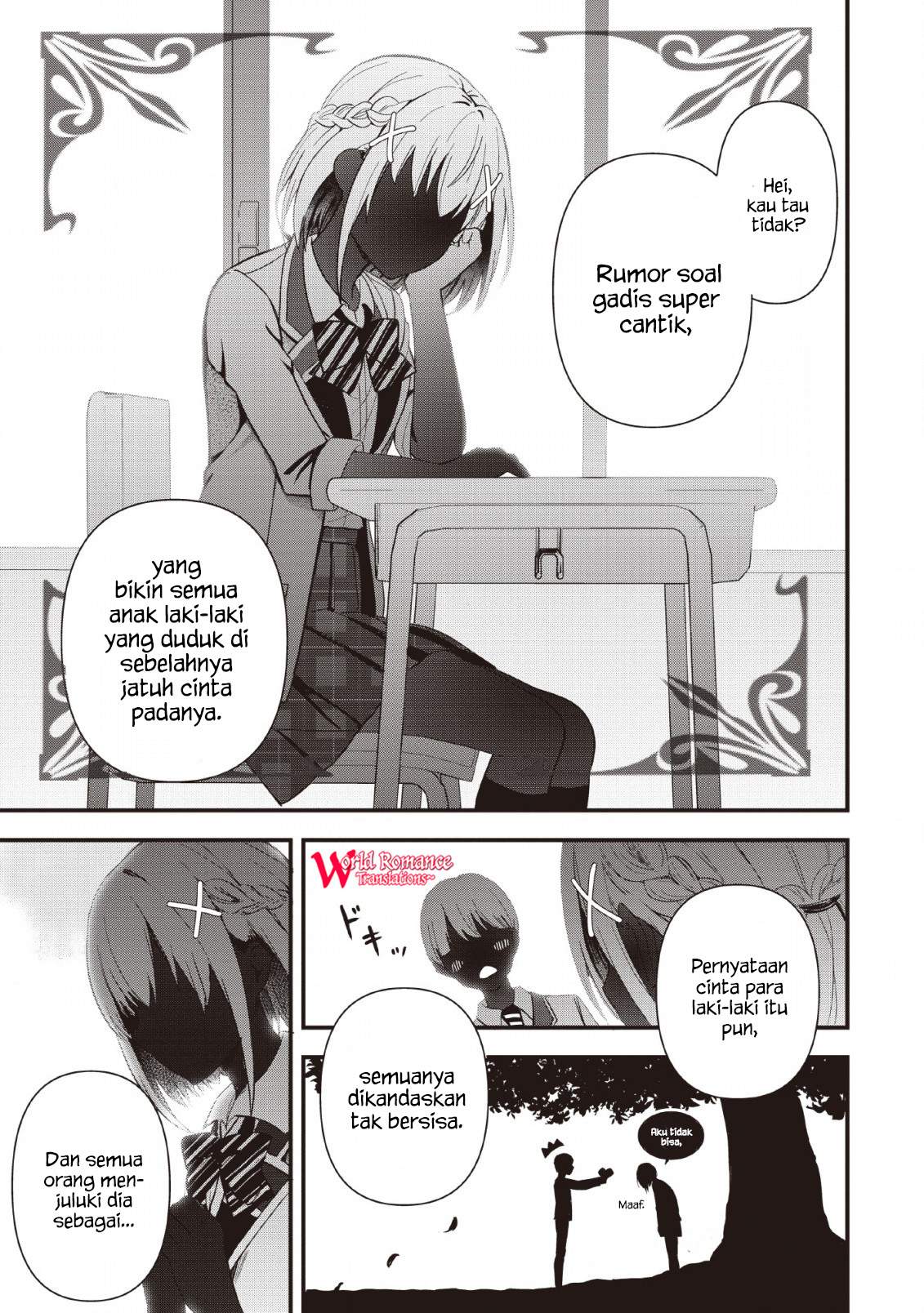 Baca Manga The Cute Girl Sitting Next to Me Is Trying to Make Me Fall in Love With Her as a Way to Ridicule Me, but the Tables Were Turned on Her Before She Knew It Chapter 1 Gambar 2