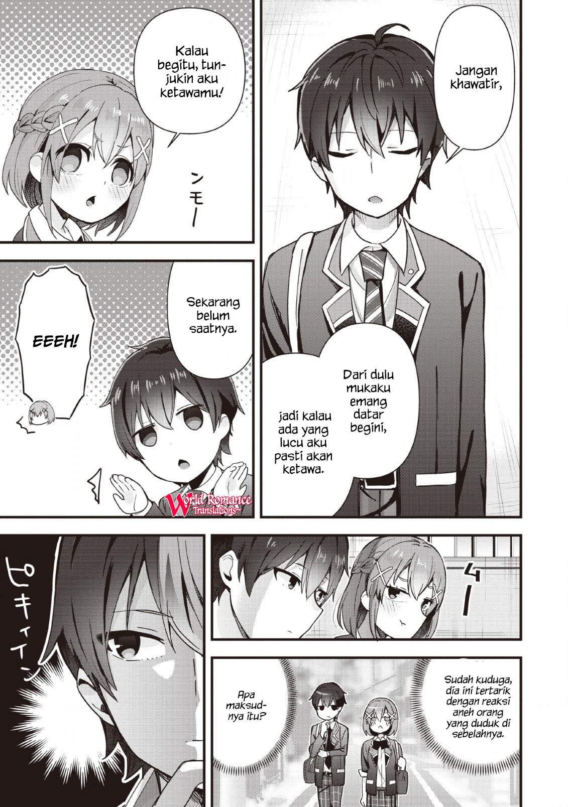 The Cute Girl Sitting Next to Me Is Trying to Make Me Fall in Love With Her as a Way to Ridicule Me, but the Tables Were Turned on Her Before She Knew It Chapter 1 Gambar 25